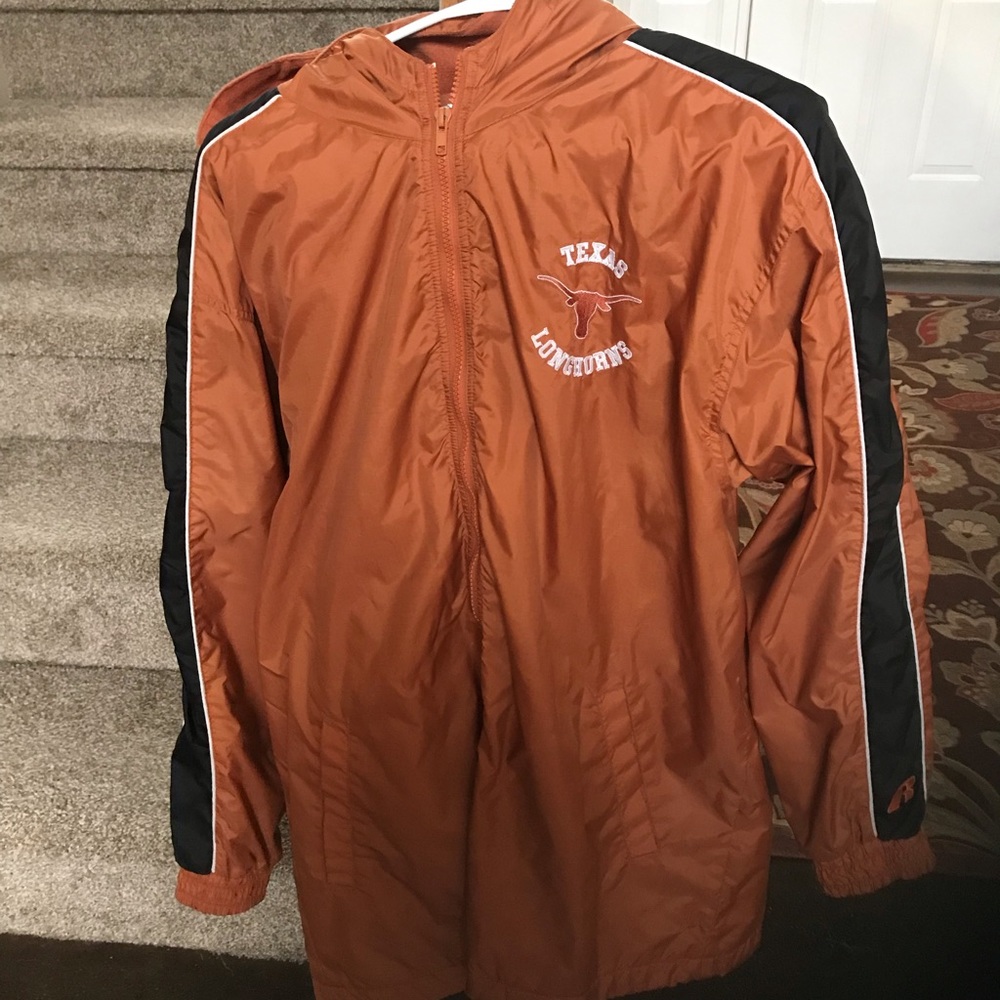 Rain jacket/ sports  Texas Longhorns men's small